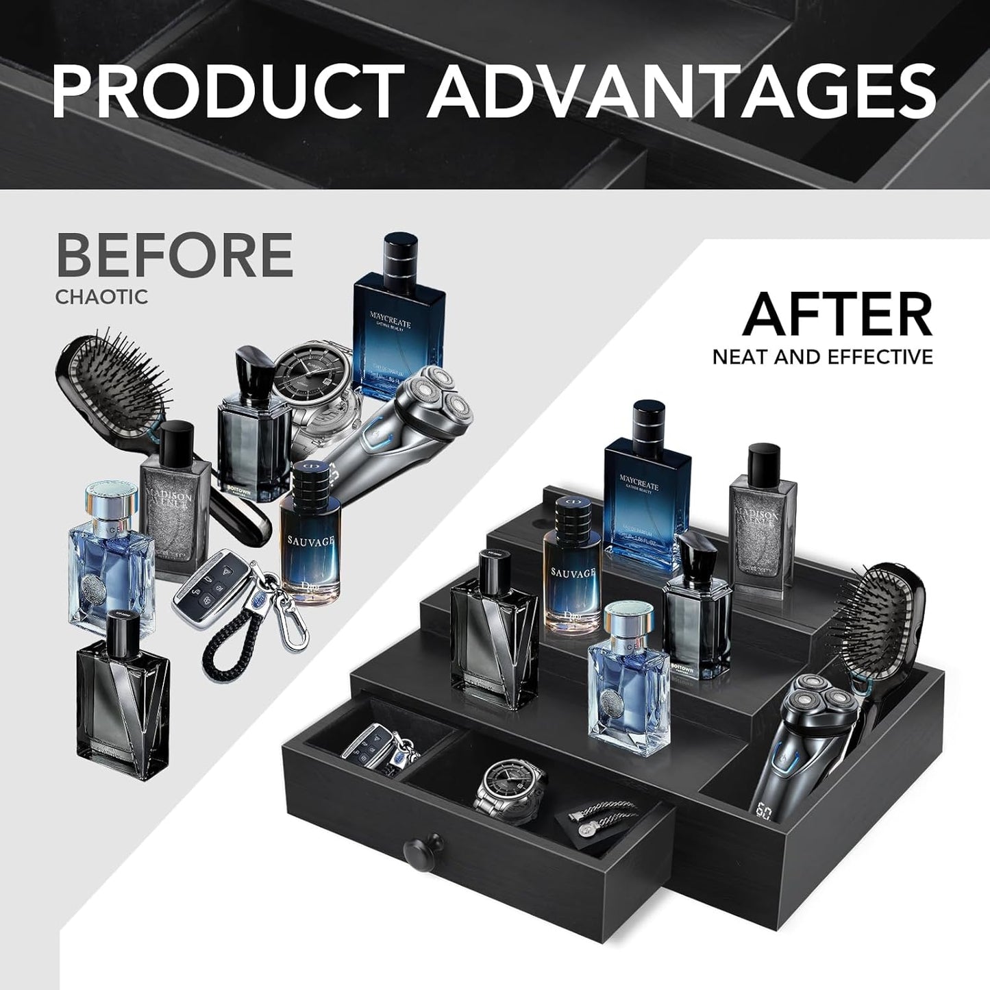 Cologne Stand Organizer for Men