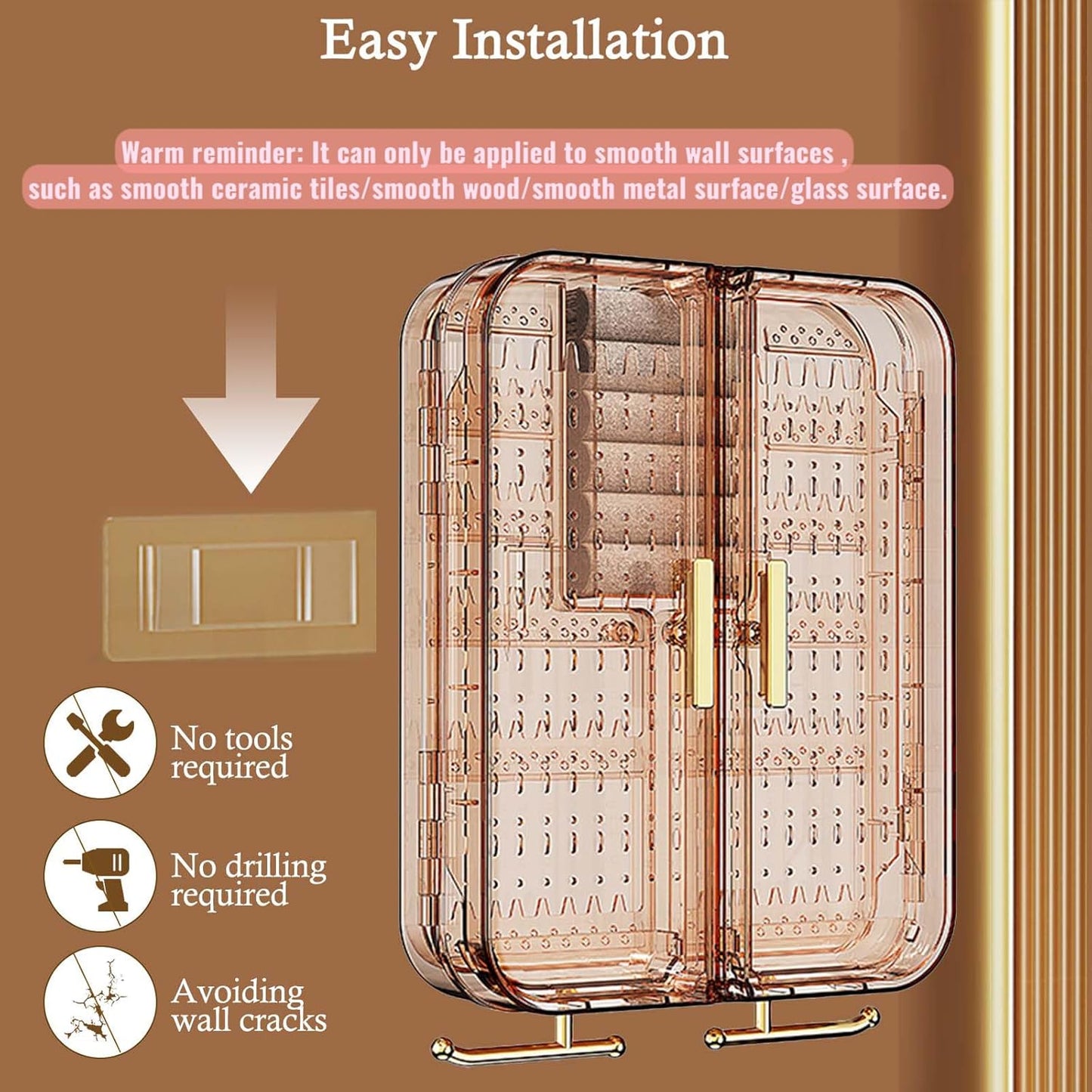 Wall Mounted Jewelry Organizer