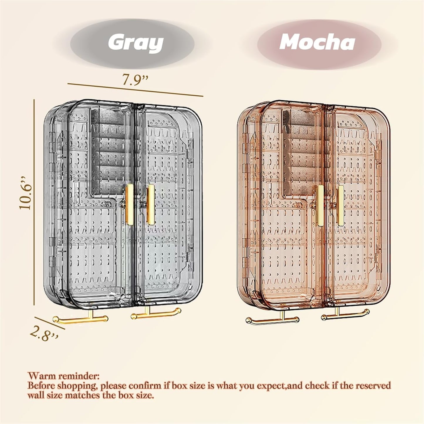 Wall Mounted Jewelry Organizer