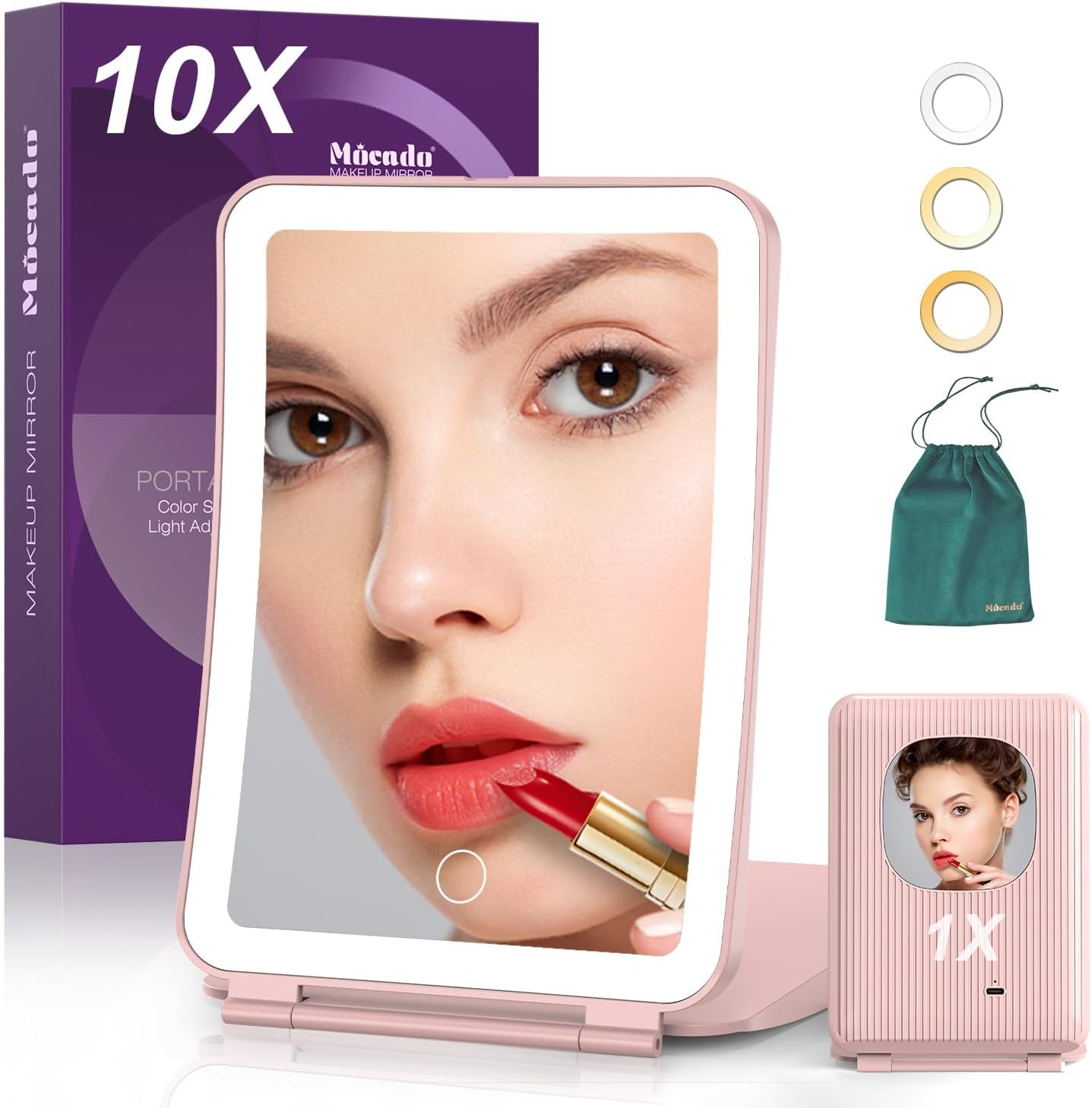 Foldable Travel Makeup Mirror